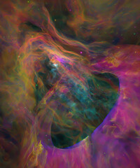 Wall Mural - space background - god's eye