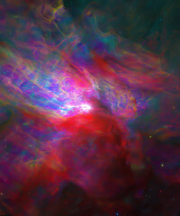 Wall Mural - abstract space background