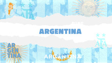 Elementos De Diseño - Graphics Elements Sport. Plantilla Argentina Mundial De Futbol Plantilla Diseño Premium Para Copa Del Mundo