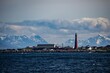 Scenic view of the Andenes Lighthouse in Nordland county, Norway