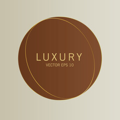 Wall Mural - Luxury premium golden badge labels collection. vector illustration