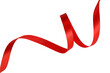 © moji1980 - Red ribbon abstract line art.