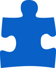 Autism Awareness Symbol. Puzzle Piece