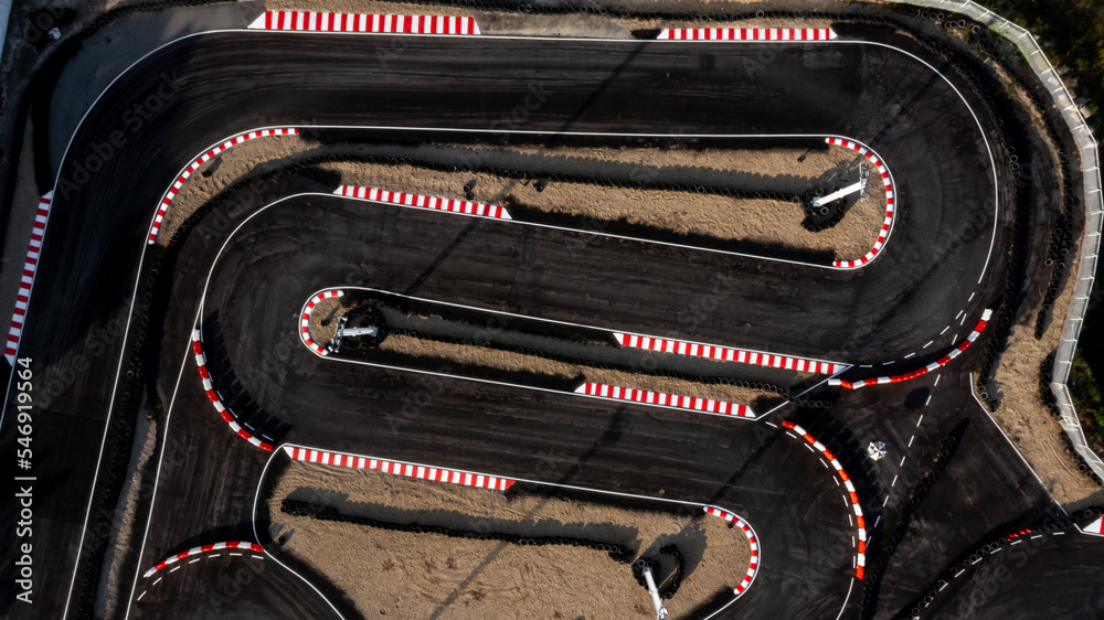 Racetrack Top Down View