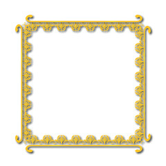 Frame, in the style of an ornament, Vector illustration eps 10, Art.	