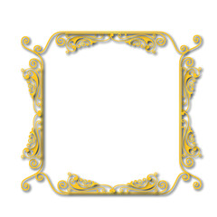 Frame, in the style of an ornament, Vector illustration eps 10, Art.	