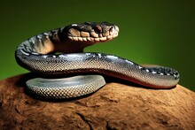 Western Rat Snake Animal. Illustration Artist Rendering
