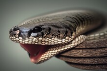 Japanese Rat Snake Animal. Illustration Artist Rendering