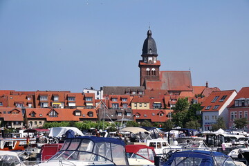 Sticker - Hafen in Waren an der Mueritz