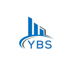 YBS letter logo. YBS blue image. YBS Monogram logo design for entrepreneur and business. YBS best icon.	
