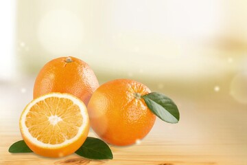 Poster - Tasty ripe fresh juicy Orange fruits