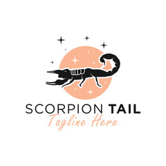 Wall Mural - scorpion animal vector illustration logo design