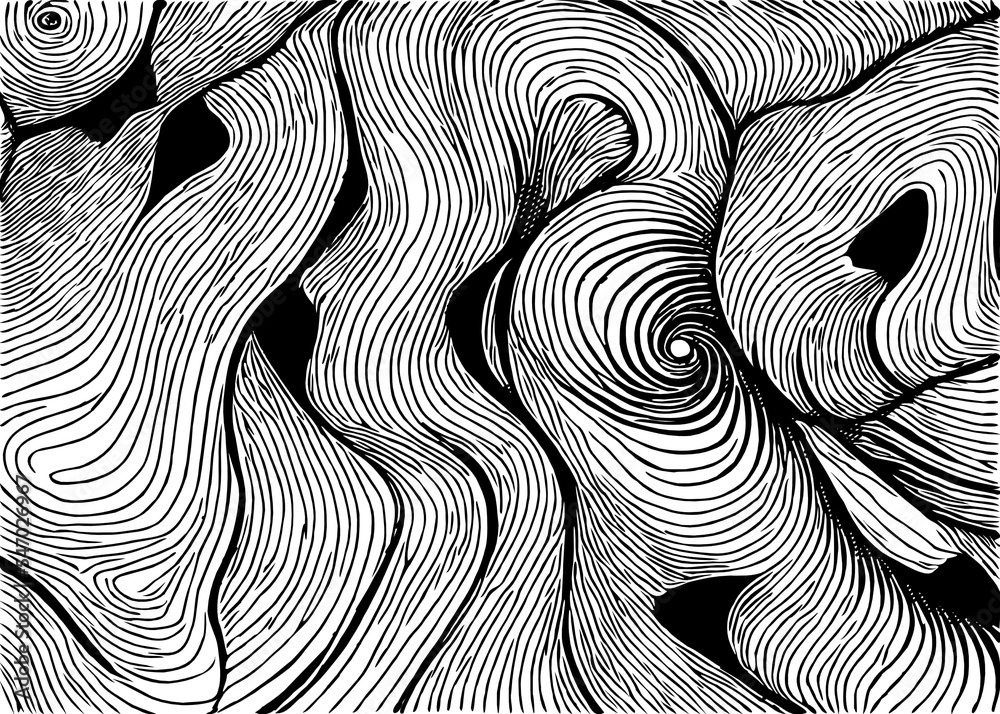 black and white of abstract background Stock Illustration | Adobe Stock