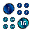 © waniperih - Numeric icon set vector design templates