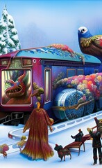 Wall Mural - Railroad