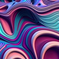 Poster - 3D Render Abstract Texture Background