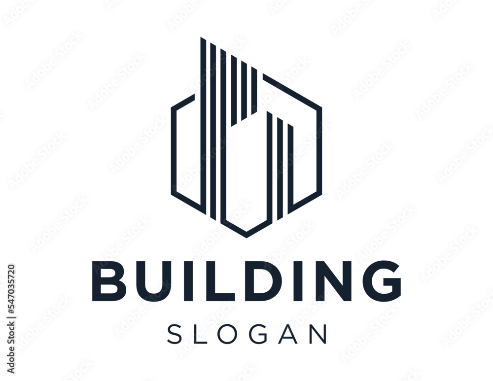 Logo about Building on a white background. created using the CorelDraw ...
