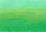 Fototapeta Kosmos - 絵の具で描いたグリーン、水色のグラデーションの背景素材