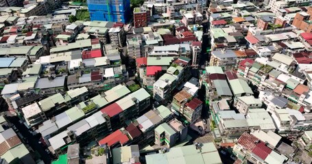 Sticker - Top down view of Taipei city