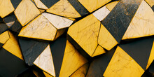 Abstract Yellow Gems Stone Wallpaper Background