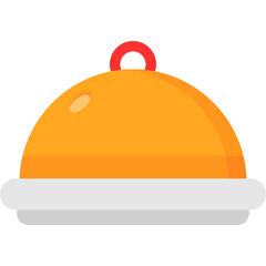 Canvas Print - Food Tray Icon