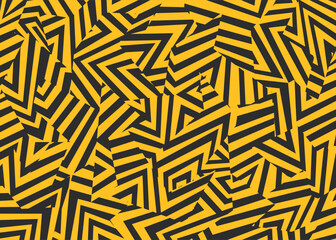 Poster - abstract background with seamless dazzle camouflage pattern