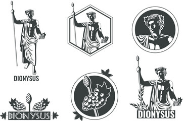 Wall Mural - Dionysus God Emblems