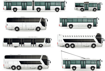 Poster - Municipal Transport Realistic Set