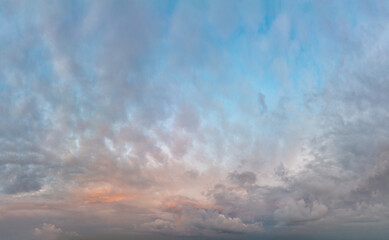 Wall Mural - fantastic clouds at sunrise