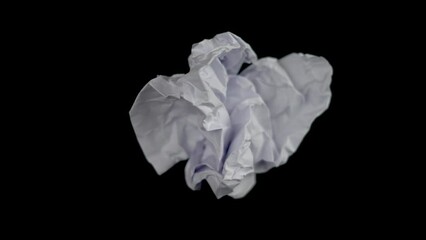 Poster - Crumpled paper animation for copy space and lower third