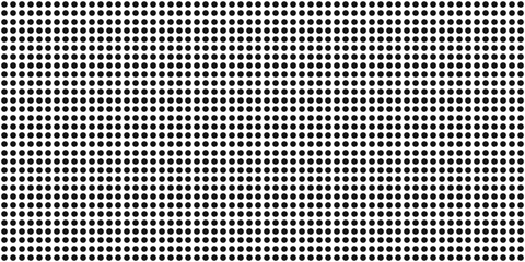 Poster - Isolated grid of black dots, simple pattern. For print and stylish decor, seamless pattern and textures. Vector black dots create an elemental seamless texture.