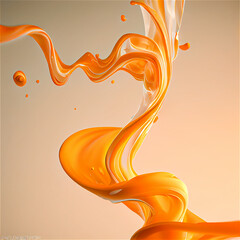 Wall Mural - Coffee caramel background