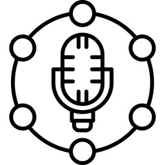 Sticker - Microphone Icon