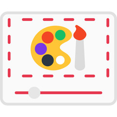 Canvas Print - Video Icon