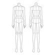 © Hanpyul - Body template Body illustration Fashion illustration Body figure Body Woman