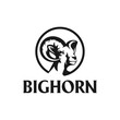 Portrait Big Horn Logo Inspiration