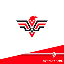 Flying Eagle Logo Simple Illustration