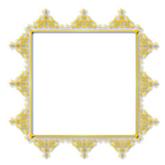 Frame, in the style of an ornament, Vector illustration eps 10, Art.	