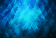 Dark BLUE Vector Pattern In Square Style.