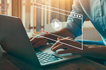 video streaming or webinar online