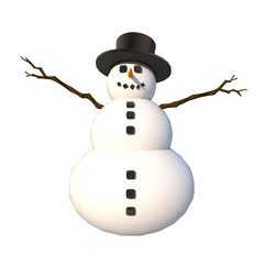 Wall Mural - Snowman Christmas 1