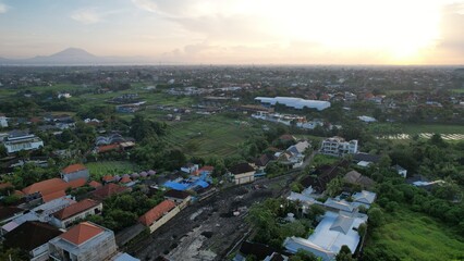 Bali, Indonesia - November 7, 2022: The Streets of Seminyak, Canggu, Kuta and Ubud