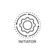 initiator icon , technology icon vector