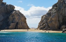 The Lover's Beach And The Rock Formation Near Cabo San Lucas, Mexico