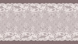Wide lace trim with little flower and line.