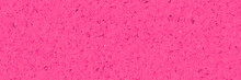 Abstract Texture Of Rough Surface. Pink Pattern On Plane. Lunar Surface. Banner For Insertion Into Site. Horizontal Image. 3D Image. 3D Rendering.