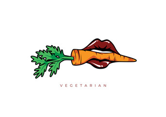 Sticker - VEGETARIAN LOGO