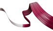 © Hammad - Qatar flag Ribbon 3d illustration on isolated background