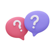 Poster - Speech balloon frame Support communication concept