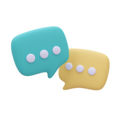 Poster - speech balloon frame support communication concept
